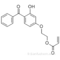Acide 2-propénoïque, ester 2- (4-benzoyl-3-hydroxyphénoxy) éthylique CAS 16432-81-8